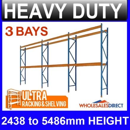 Shop ULTRA 6 Space 1Bay 2438mm Pallet Racking Warehouse Dexion ...