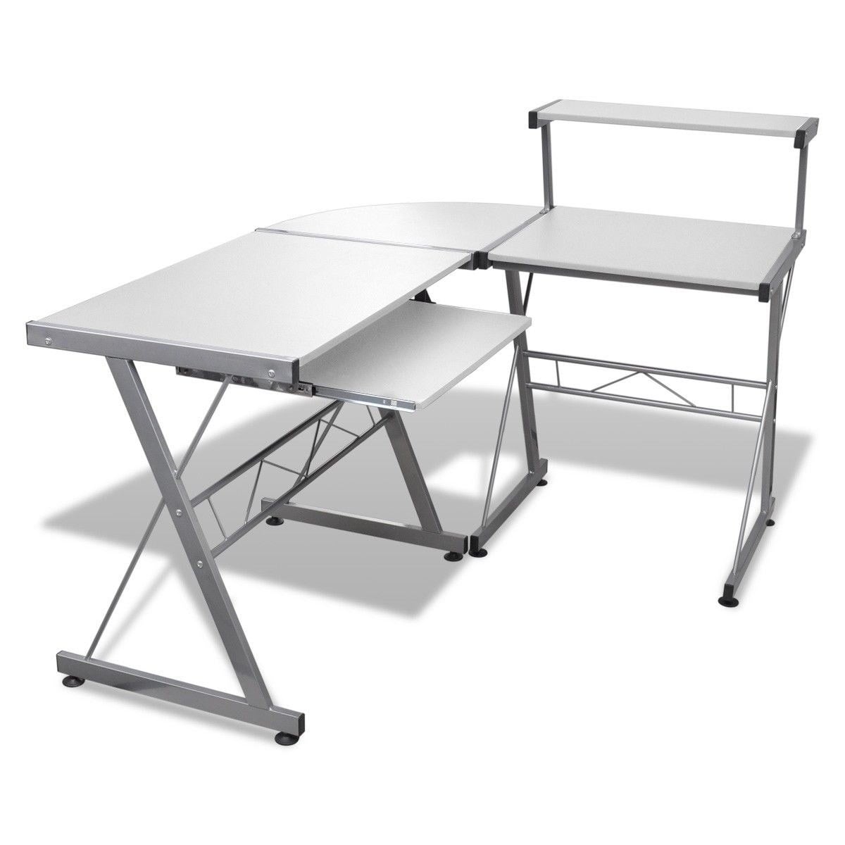 Shop Three-piece Computer Desk White Online