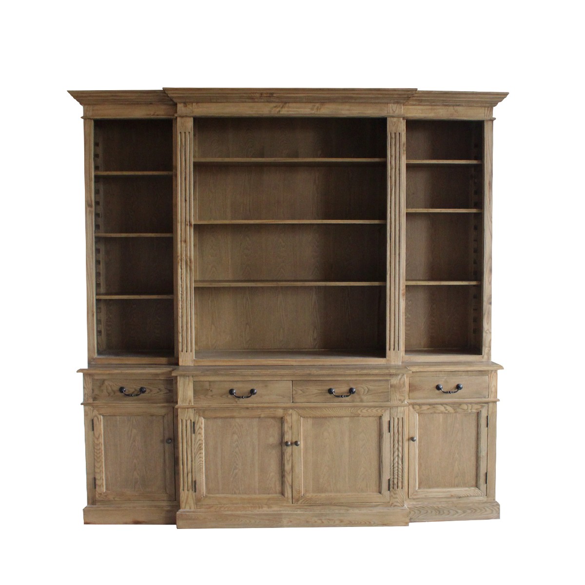French Provincial Furniture Bookcase Cabinet Oak Wholesales Direct