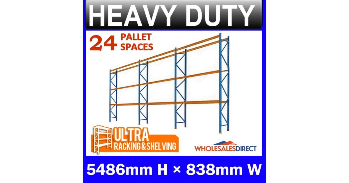 Shop ULTRA Pallet Racking 24 Space Package - Dexion Compatible Online