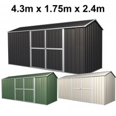 Garden Shed 4.30m x 1.75m x 2.4m $819 ($1499) + more up to 45% off Wholesales Direct Birthday Sale