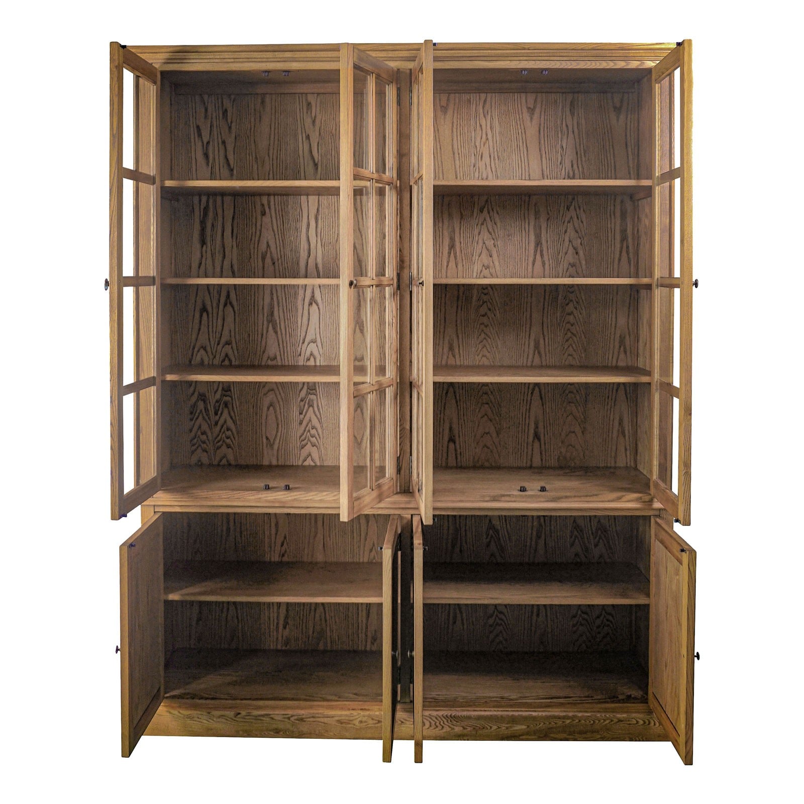 Shop French Provincial Hamptons Open Library Bookcase with Ladder in ...