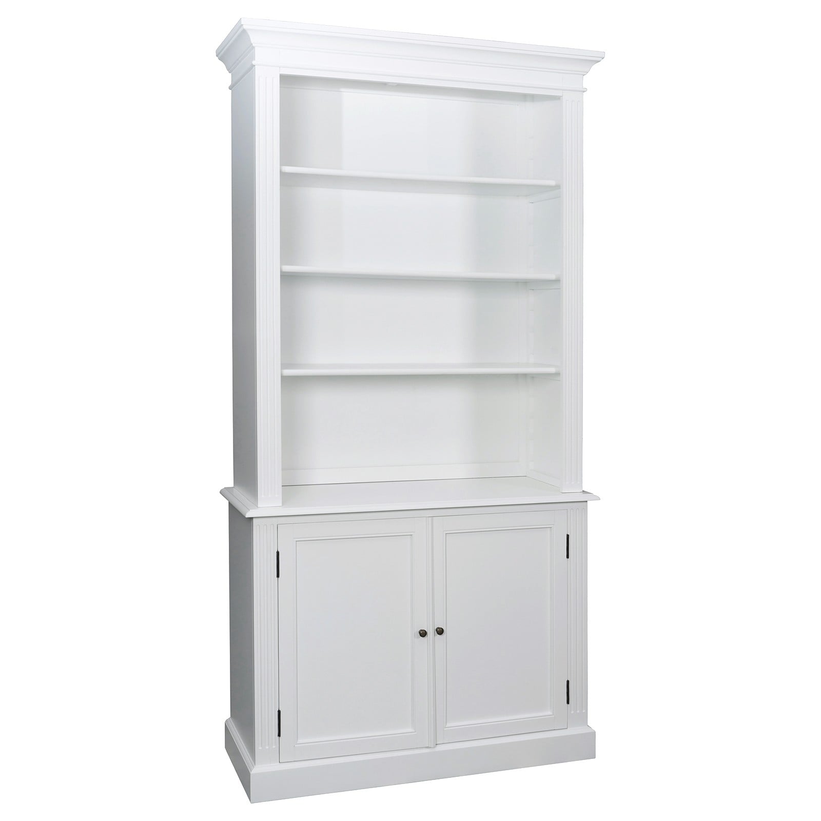 Shop Hamptons Buffet and Hutch Library Bookcase Cabinet Online