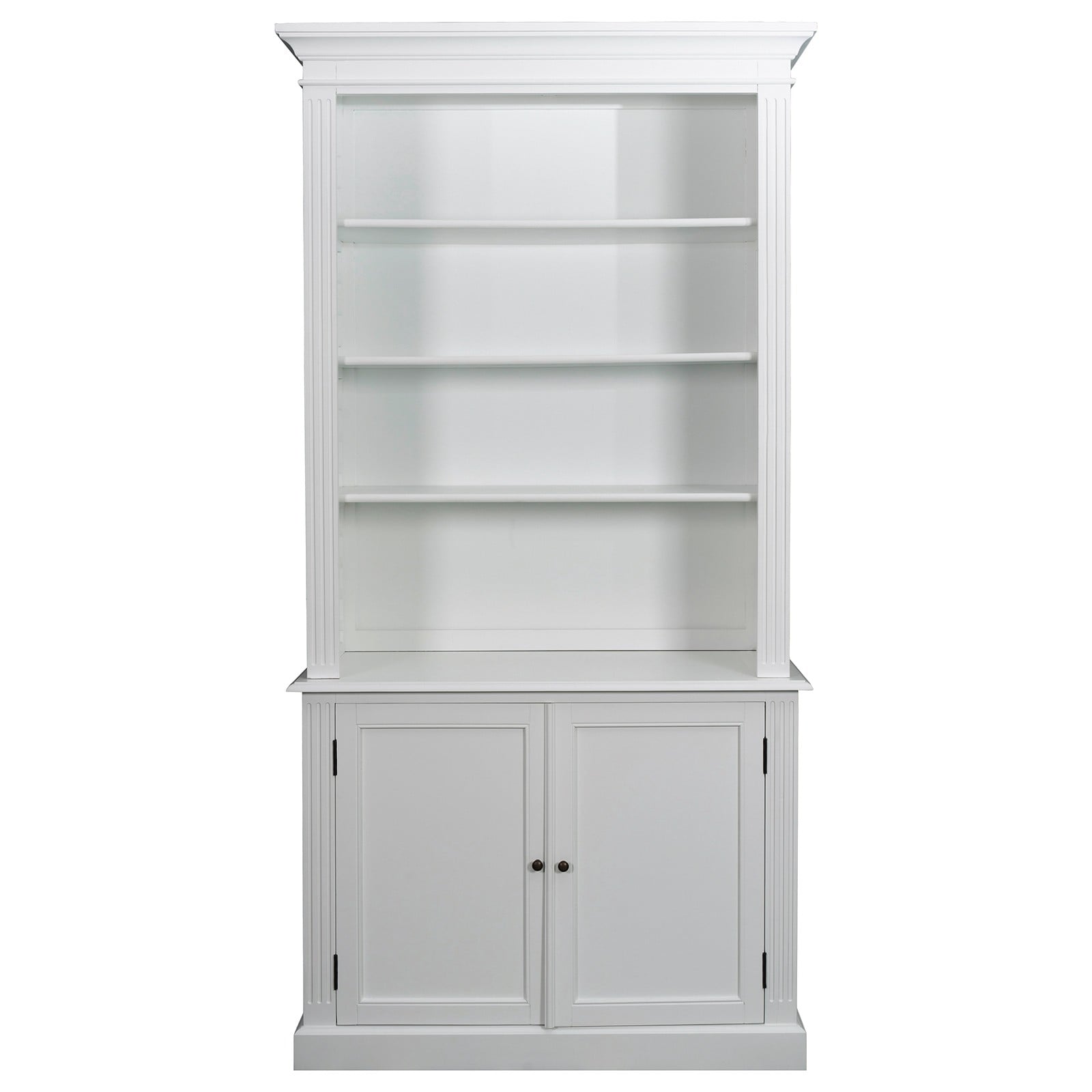 Shop Hamptons Buffet and Hutch Library Bookcase Cabinet Online