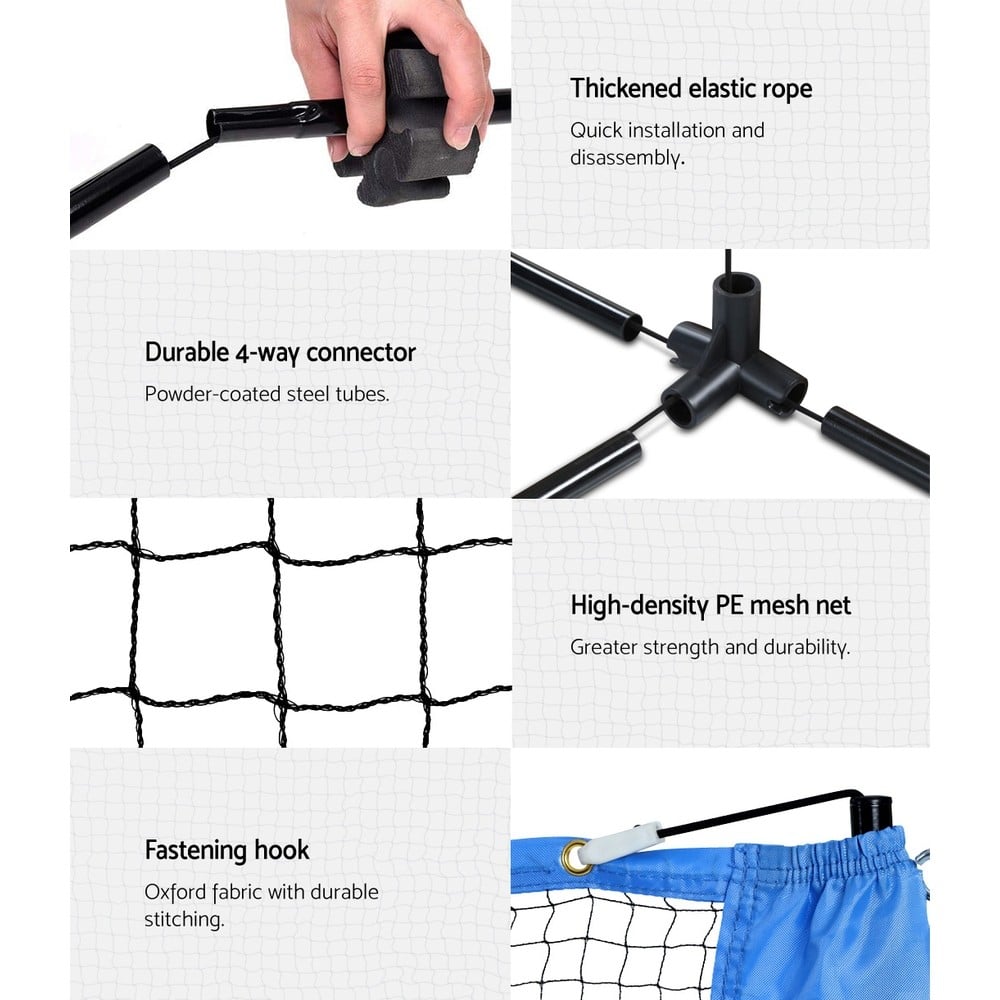 Shop Everfit Portable Sports Net Stand Badminton Volleyball Tennis ...