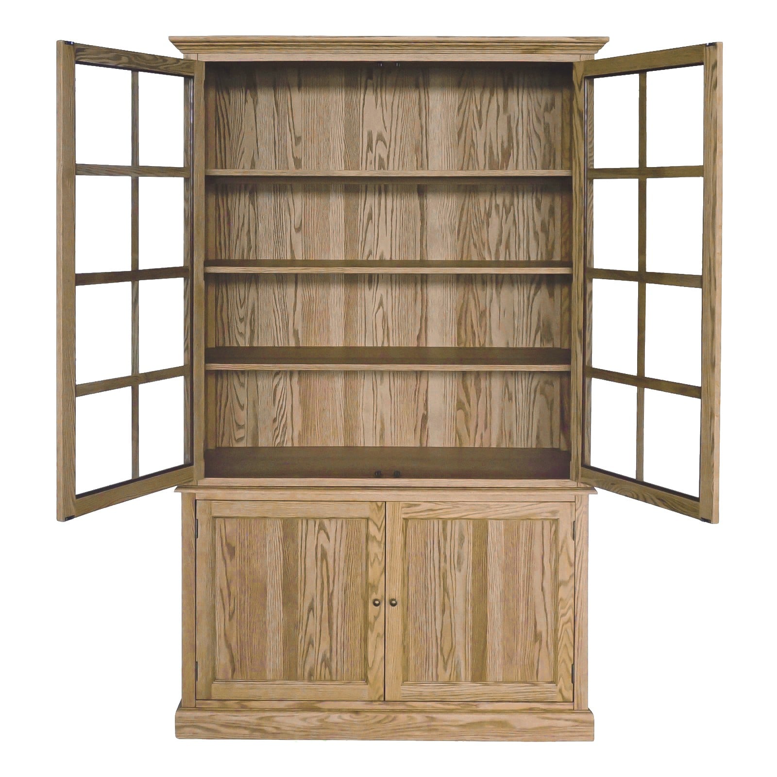 Shop French Provincial Hamptons Open Library Bookcase with Ladder in ...